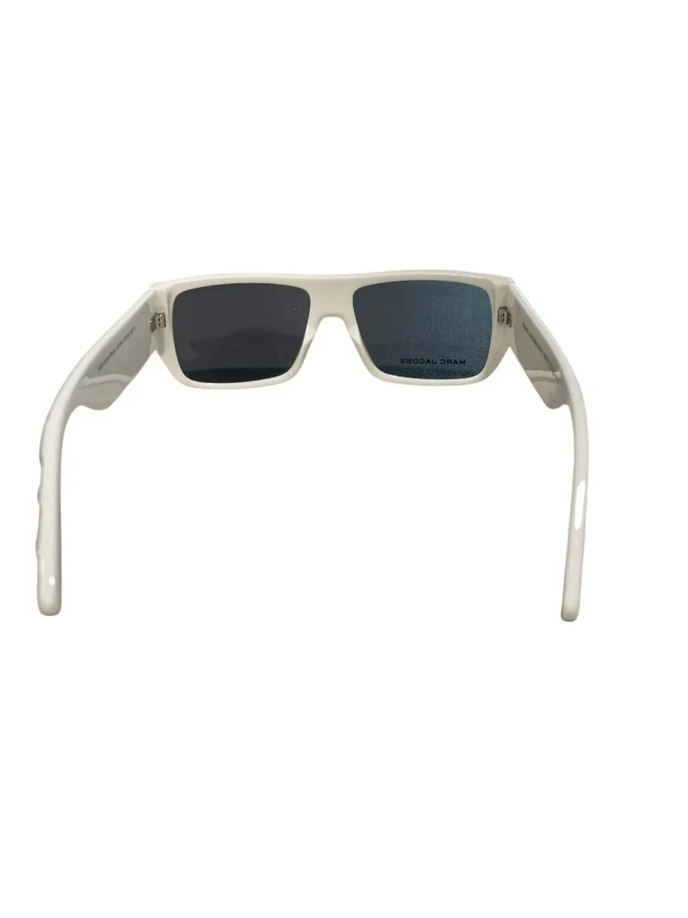 Marc Jacobs White Square Logo Sunglasses NWT